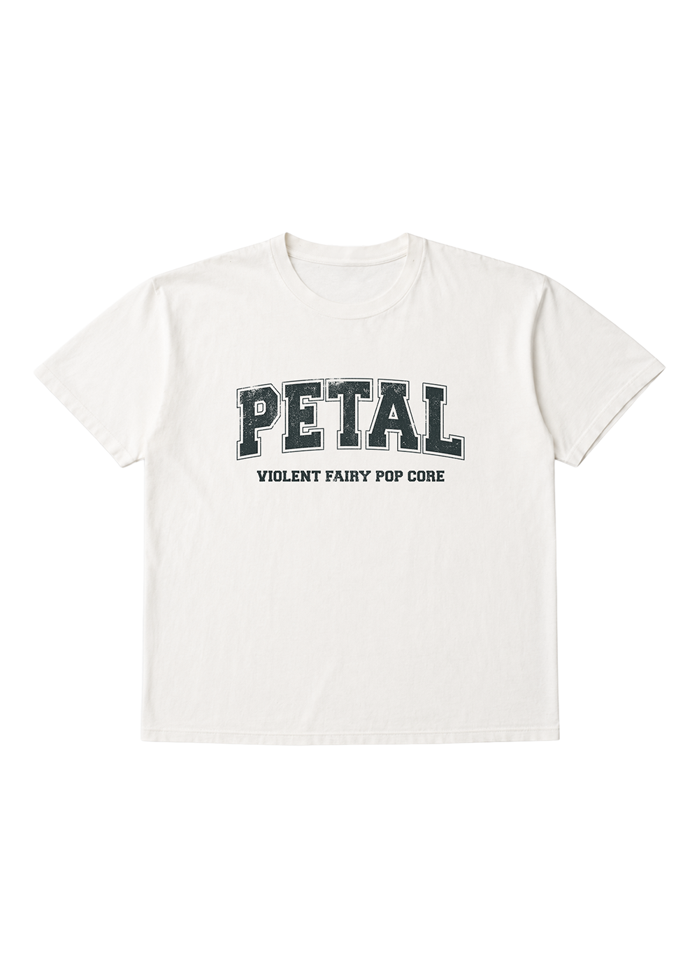 petal core t-shirt (white) front